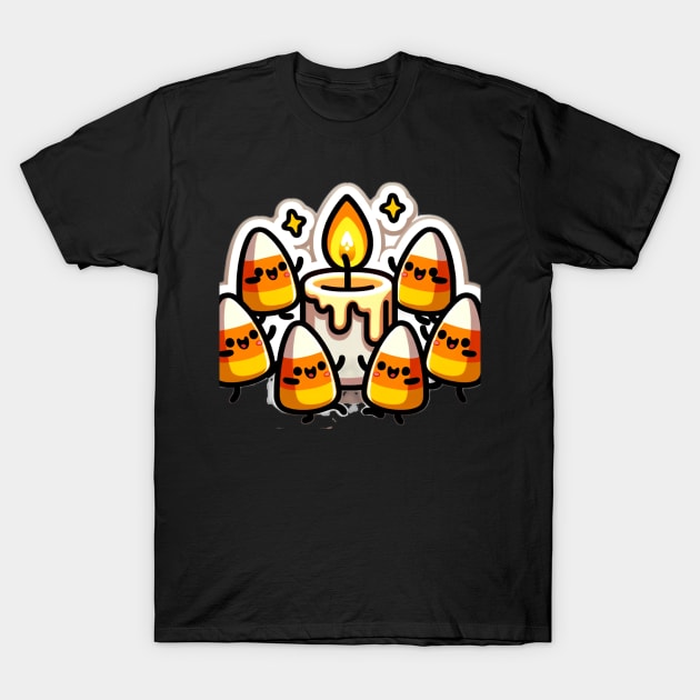 Sweet Delight Candy Corn T-Shirt by GracePaigePlaza